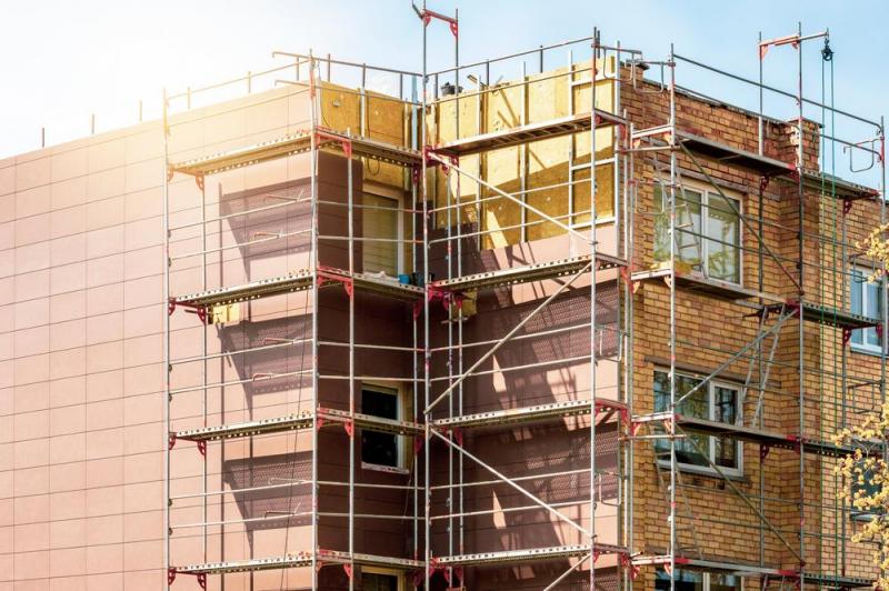 L'isolation thermique ext&eacute;rieure s'int&egrave;gre au ravalement de fa&ccedil;ade pr&egrave;s d'Alfortville
